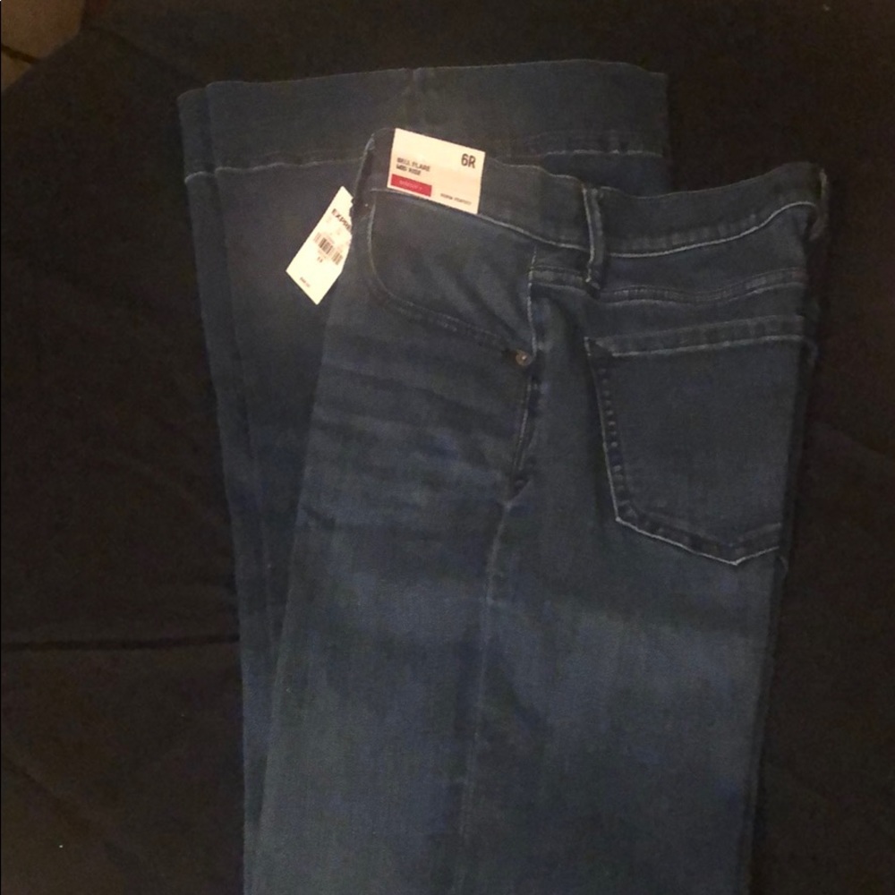 Express Bell Flare MidRise Jeans